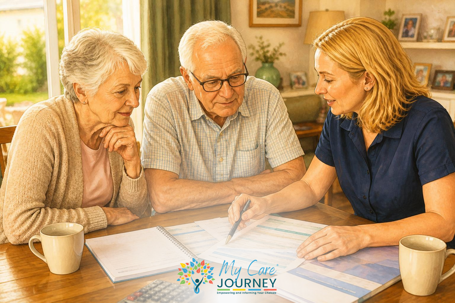 My Care Journey team reviewing provider credentials and service records